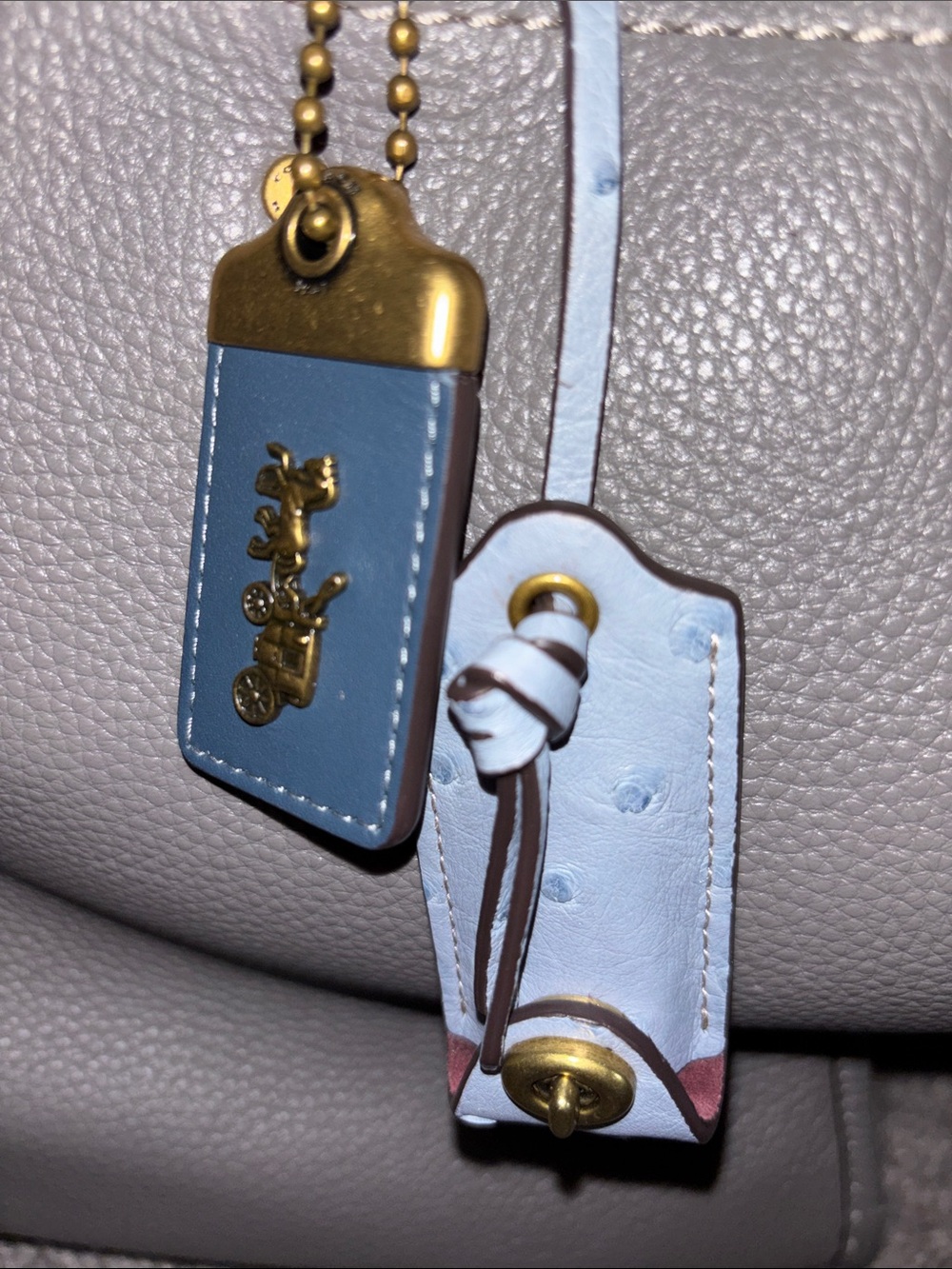 Rare Coach Rogue 36 with ostrich detailing. - Picture 3 of 17